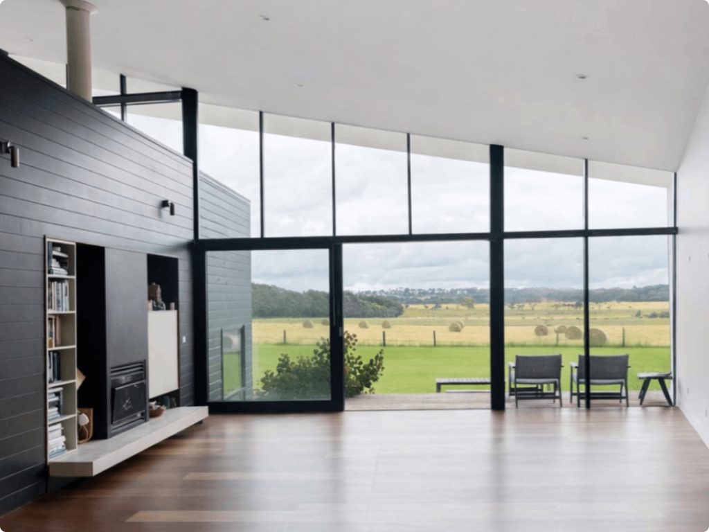 Kitchen and living area renovation completed by Just Building Group on the Mornington Peninsula